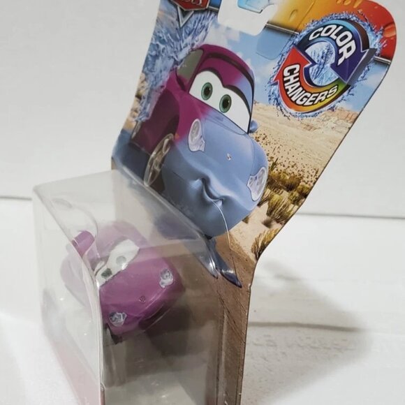Disney Pixar Cars Color Changers Sally Carrera Purple 2-in-1 Mattel Diecast Toy - Picture 8 of 9